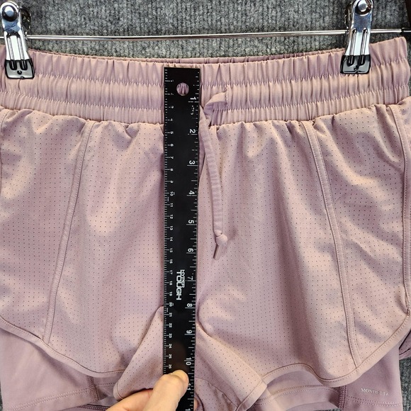 Mondetta Shorts Womens XS Pink Perforated Lined Athletic Running Activewear - Picture 4 of 12